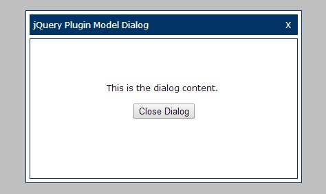 jQuery-Model-Dialog